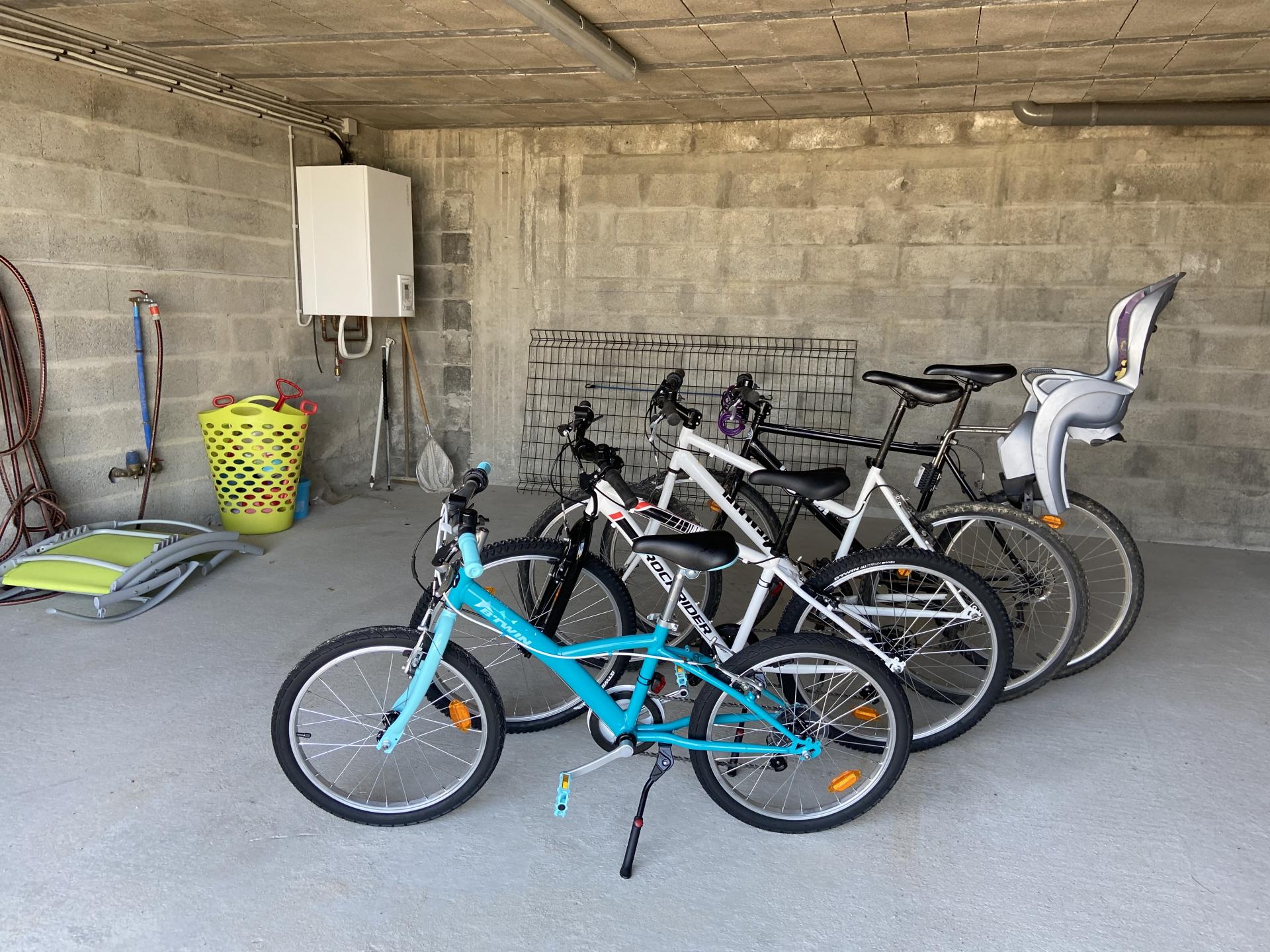 4 vélos à disposition