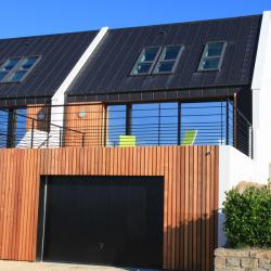 Villa d'architecte de 2014 en red cedar et zinc